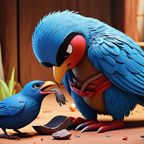 Home 19 **
A brightly colored, detailed animation scene featuring Kongsuni helping an injured bird, emphasizing themes of friendship, helpfulness, and courage. Focus on capturing the magical and imaginative elements of the Kongsuni animation style.
**