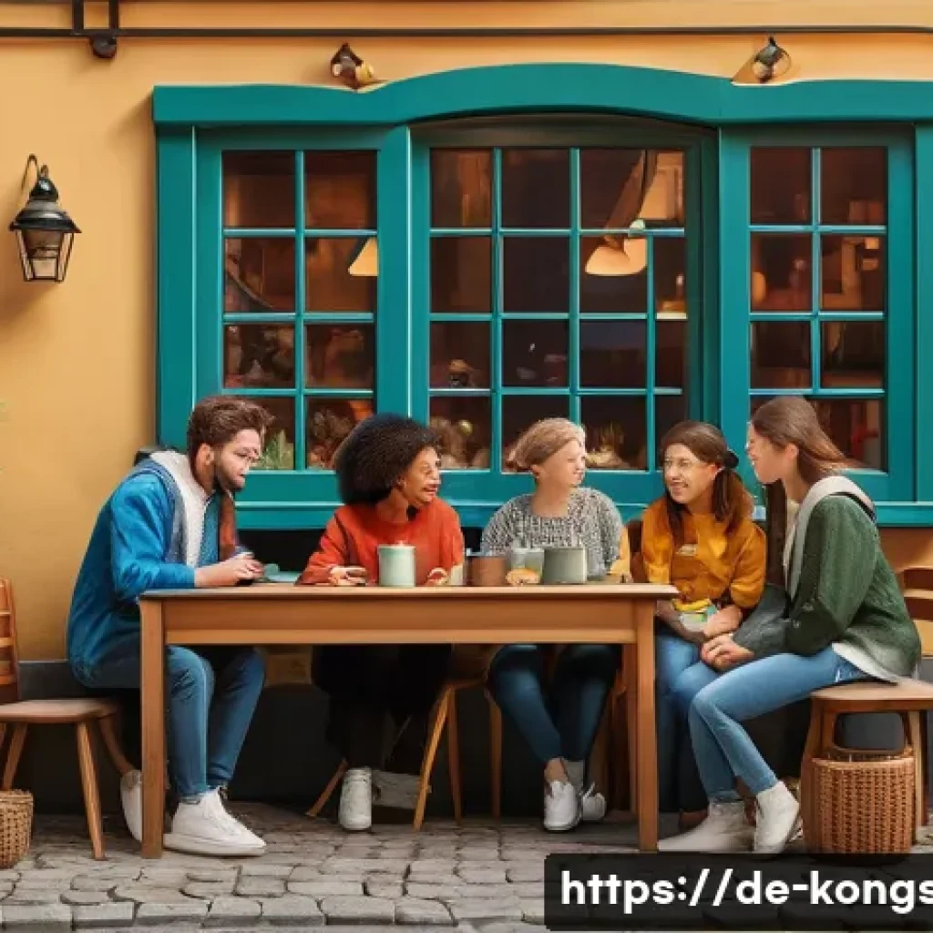 콩순이 팬 커뮤니티 - A vibrant digital fan art contest scene featuring diverse participants from a German-speaking commun...